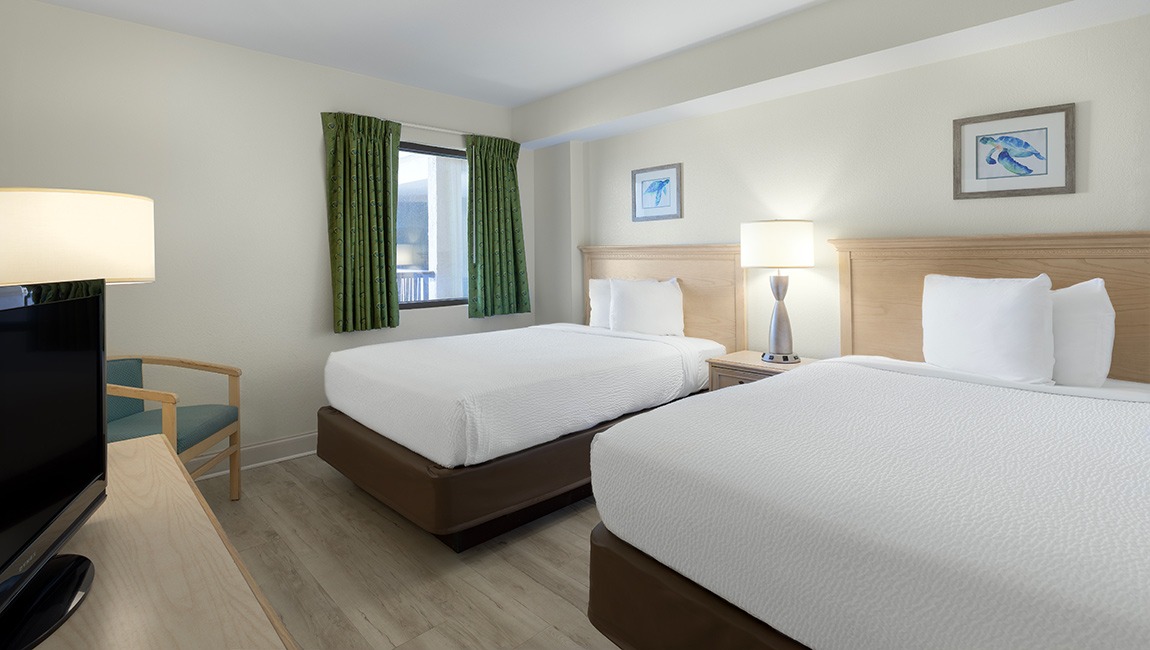 Bedroom with two beds