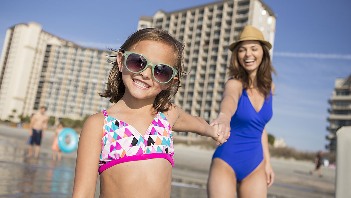 Beach Cove Resort Mother and Child